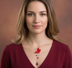 Collier pendentif rouge papillon Sophia