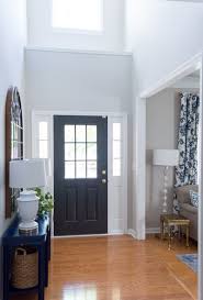 Do paint your hallway doors black if you have light hardwood. Front Door Painted Black Sherwin Williams Iron Ore The Home I Create