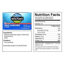What is the wild diet? Wild Planet Sardines In Water No Salt Added Keto And Paleo