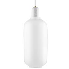 The light it gives off has a luminous feel to it. Normann Copenhagen Amp Pendant Large White Finnish Design Shop