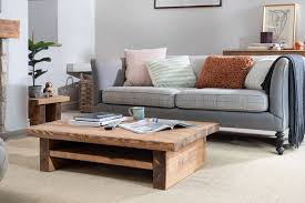 4.5 out of 5 stars. Chopwell Chunky Wooden Coffee Table With Shelf