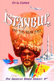 Istanbul And The Near East Turkey Vintage Travel Art Advertisement Poster Travel Posters Vintage Airline Posters Vintage Travel Posters