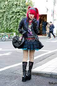 Free returns in store or to any post office. Harajuku Rock Chic W G2 Tutu Dip Dye Hair Platform Boots Tokyo Fashion