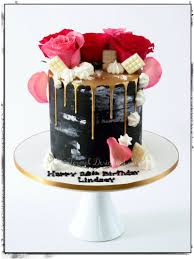 Art Deco Black And Gold Drip Cake Black Gold And Pink Drip Cake Tort