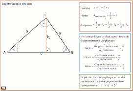 Beispiel für ein rechtwinkliges dreieck. Dreiecksberechnung Dreieck Flache Umfang Berechnen