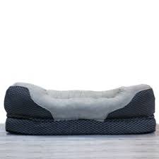 Notable features of the barksbar large gray orthopedic dog bed include Amazon Com Barksbar Large Gray Orthopedic Dog Bed 40 X 30 Inches Snuggly Sleeper With Solid Orthopedic Foam Non Slip Back Kitchen Dining
