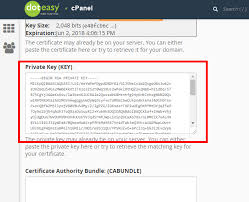 Step 4 Activate Ssl Certificate On Your Website Doteasy Web Hosting Canada