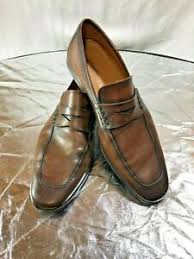 details about 325 magnanni ramiro ii penny loafer in midbrown mens size 9 5