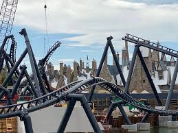 Don't look back as you race over to our holiblog for these stories, videos and photos about the legend. The Final Element Of Velocicoasters Big Helix Will Be An Airtime Hill Photo Via Amusementinside On Twitter Rollercoasters