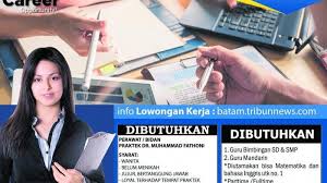 Kami siap bantu karena kami perwakilan agency tki turki yang siap membantu anda sampai sukses. Loker Batam Hari Ini Lowongan Kerja Posisi Guru Dan Perawat Di Batam Cek Syaratnya Di Sini Tribun Batam