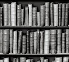 Vintage Black And White Library Bookshelf Wallpaper At Stylishlife Co Uk Vintage Bookshelf Colorful Bookshelf Vintage Bookcase