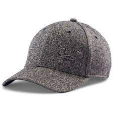 Under Armour Amalgam Gray Mens Wool Low Crown Cap Fitted Hats Crown Men Hats
