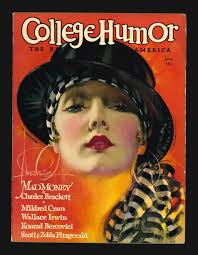College Humor June 1928 Vintage Magazine Charles Brackett, Mildred Cran,  Wallace Irwin