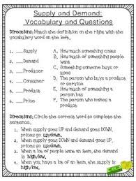 Worksheet will open in a new window. Supply And Demand Lesson Powerpoint And Activities Economics Lessons Social Studies Worksheets Social Studies Activities