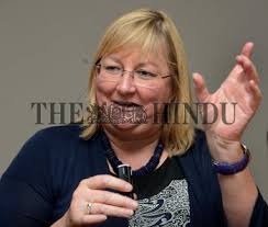 Alison Waters, Publishing Manager, English Teaching Dictionaries, Oxford  University Press during an interview with...