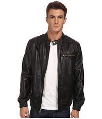 Marc New York By Andrew Marc Larry Drum Dyed Lamb Moto W Perf Details Leather Jeans Men Leather Jacket Leather Jacket Men