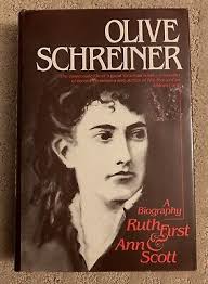 Olive Schreiner by Ruth First and Ann Scott Hardcover