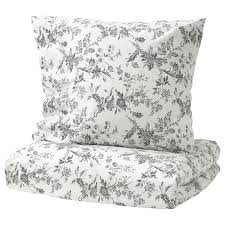 Alvine Kvist Housse De Couette Et 2 Taies Blanc Gris 240x220 65x65 Cm Ikea Housse De Couette Linge De Lit Couette