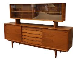 Overall a good condition, only minor wear consistent with age and use on the top. Mid Century Modern Rosengren Hansen Dyrlund Danish Teak Credenza Hutch 1960s Chairish