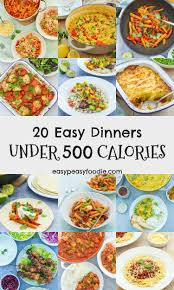 World friendly meals that are ready in less than 15 minutes. 20 Easy Dinners Under 500 Calories Easy Peasy Foodie