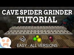 Forums maintenance scheduled for friday 8:00pm est. Improved 1 12 2 Cave Spider Farm Tutorial Easy All Versions Youtube Tutorial Cave Farm Minecraft