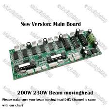 Details About 5r 200w Beam Moving Head Light 16chs Main Board 7r Motherboard Lcd Display Parts
