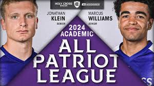 Klein & Williams earn Academic All-Patriot League honors