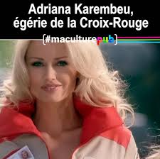 ADRIANA KAREMBEU, égérie de la CROIX-ROUGE