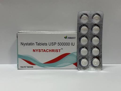 Nystatin NYSTACHRIST tablet, 500000 IU at ₹ 50/box in Nagpur | ID: 2857819614391