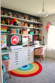 Four small drawers make room for common items and a lower letter file is perfect for bills and paperwork. 23 Diy Craft Desk Ideas For Your Craft Room Craftsy Hacks