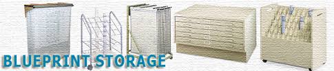 Blue Print Storage Choices Racks Cabinets Tubes Hold Blueprint Plans