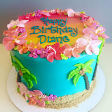 The sunset beach pavilion is an ideal place to have your florida beach wedding ceremony. Sunset Beach Cake With Hibiscus Flower Border Hayley Cakes And Cookieshayley Cakes And Cookies