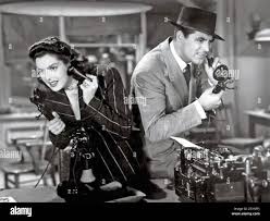 HIS GIRL FRIDAY 1940 Columbia Pictures film with Rosalind Russell and Cary  Grant Stock Photo - Alamy