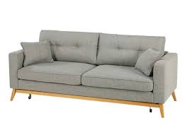 Canape Lit Style Scandinave 3 Places Brooke Gris Clair Canape Maisons Du Monde En 2020 Avec Images Canape Maison Du Monde Canape Lit Canape Classique