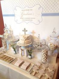 First Communion Sweet Table First Communion Decorations Holy Communion Party Communion Decorations