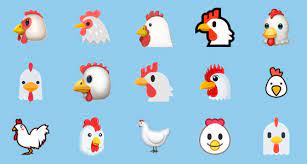 chicken emoji