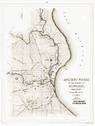 Wisconsin Effigy Mounds Map Effigy Mounds - Encyclopedia Of Milwaukee