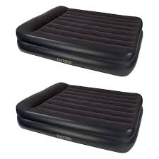 These pocket spring mattresses feature layers of memory. Intex Pillow Rest Queen Size Air Bed Mattress With Built In Air Pump 2 Pack Walmart Com Walmart Com