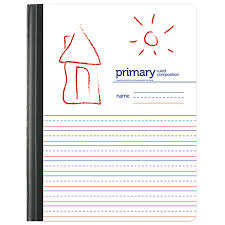 Black And White Primary Composition Book Primary Composition Book 7 1 2 X 9 3 4 Unruled Primary Ruled 200 Pages 100 Sheets White Item 869954 Composition Book Office Depot First Grade Writing
