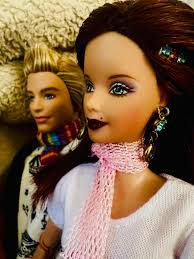 Vintage Barbie knitting patterns found in old craft books