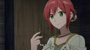 Akagami No Shirayuki Hime Shirayuki Episode 19 Snow White With The Red Hair Beautiful Red Hair Unusual Hair Colors