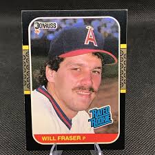 WILL FRASER 1987 Donruss #40 Rated Rookie RC