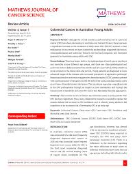 For example, some of the symptoms may be confused with gynecological symptoms, such as bloating. Pdf Colorectal Cancer In Australian Young Adults