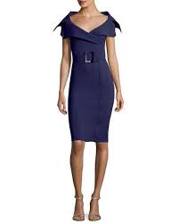 Chiara Boni La Petite Robe Aura V Neck Sheath Belt Cocktail Dress V Neck Cocktail Dress Petite Robes Dresses