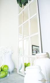 Farmhouse Faux Window Mirror Wall Bedroom Mirror Wall Ikea Mirror Hack