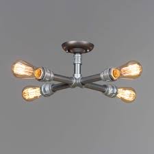 This store is temporarily not accepting online orders due to increased demand. Cross Shaped Silver Pipes Ceiling Light Oxus