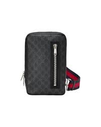 Over shoulder side bag price negotiable please enquire via sms (text). Gucci Gg Supreme Sling Backpack In Black Grey Blue Red Black For Men Lyst