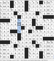 Add your answer to the crossword database now. Rex Parker Does The Nyt Crossword Puzzle