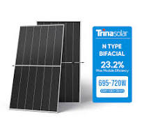 Panneaux Solaire Trina Solar Vertex Topcon Panel Vertex N Type Neg 21c. 20  690W 695W 700W 705W 710W Bifacial Module