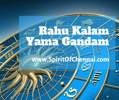 Rahu Kalam Yamam Gandam Times On Weekdays Sundays Auspicious